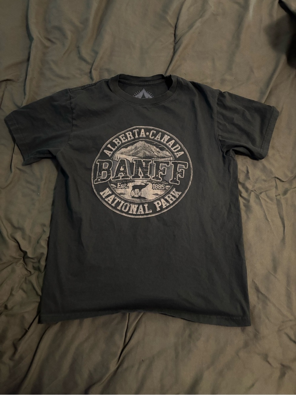 Banff National Park Black Graphic Tee